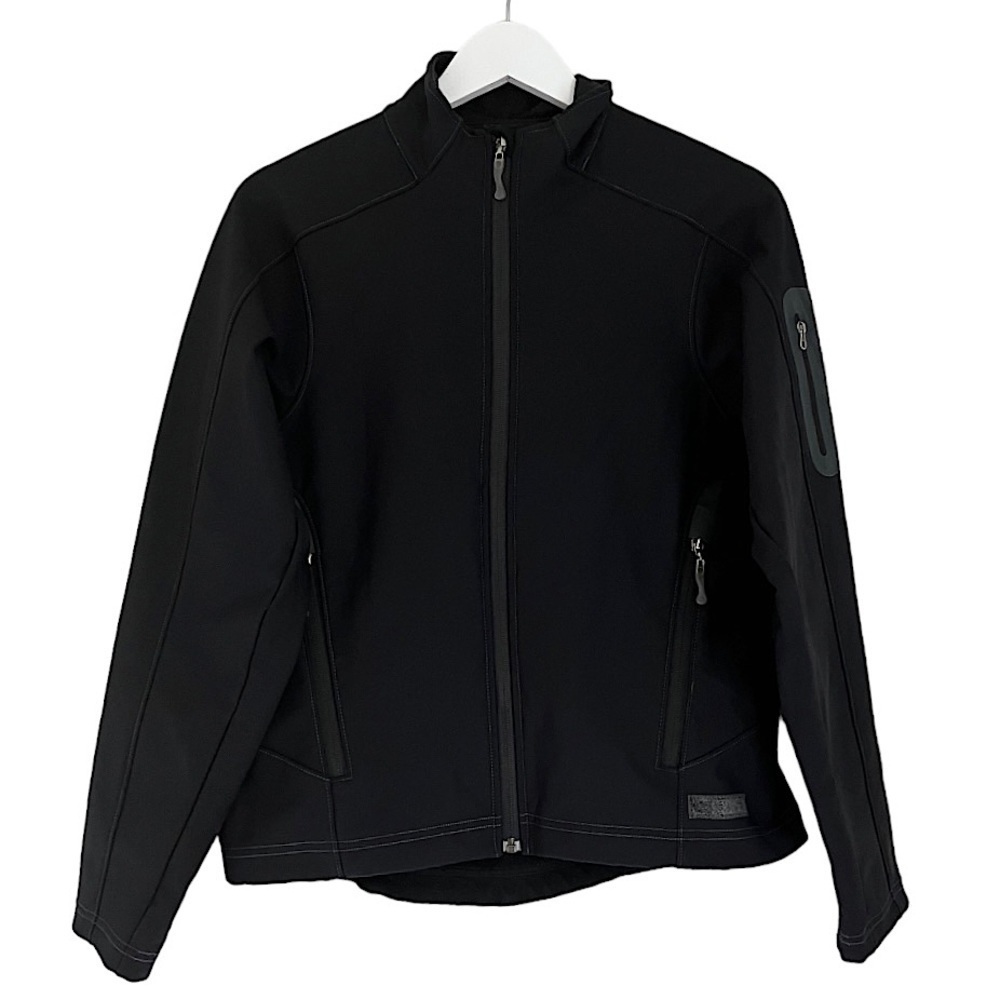 REI Women’s Softshell Fleece Lined Full Zip Hiking Jacket‎ Black Size Medium